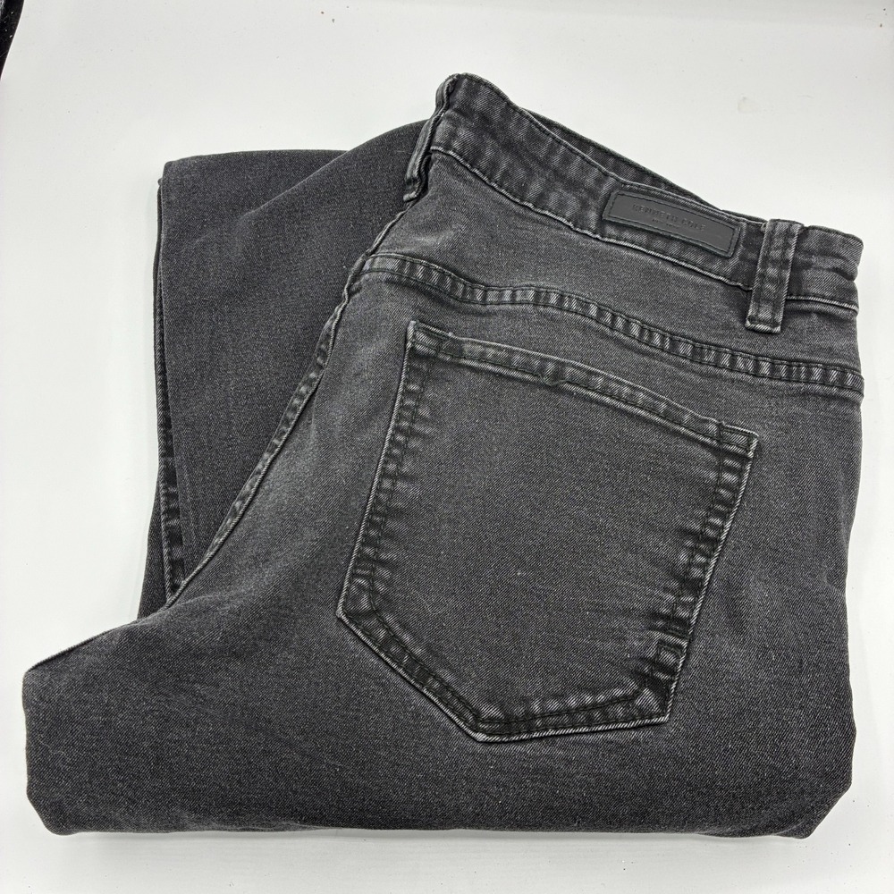 Kenneth Cole New York Jeans Mens 34x30 Black Slim Fit Light Wear